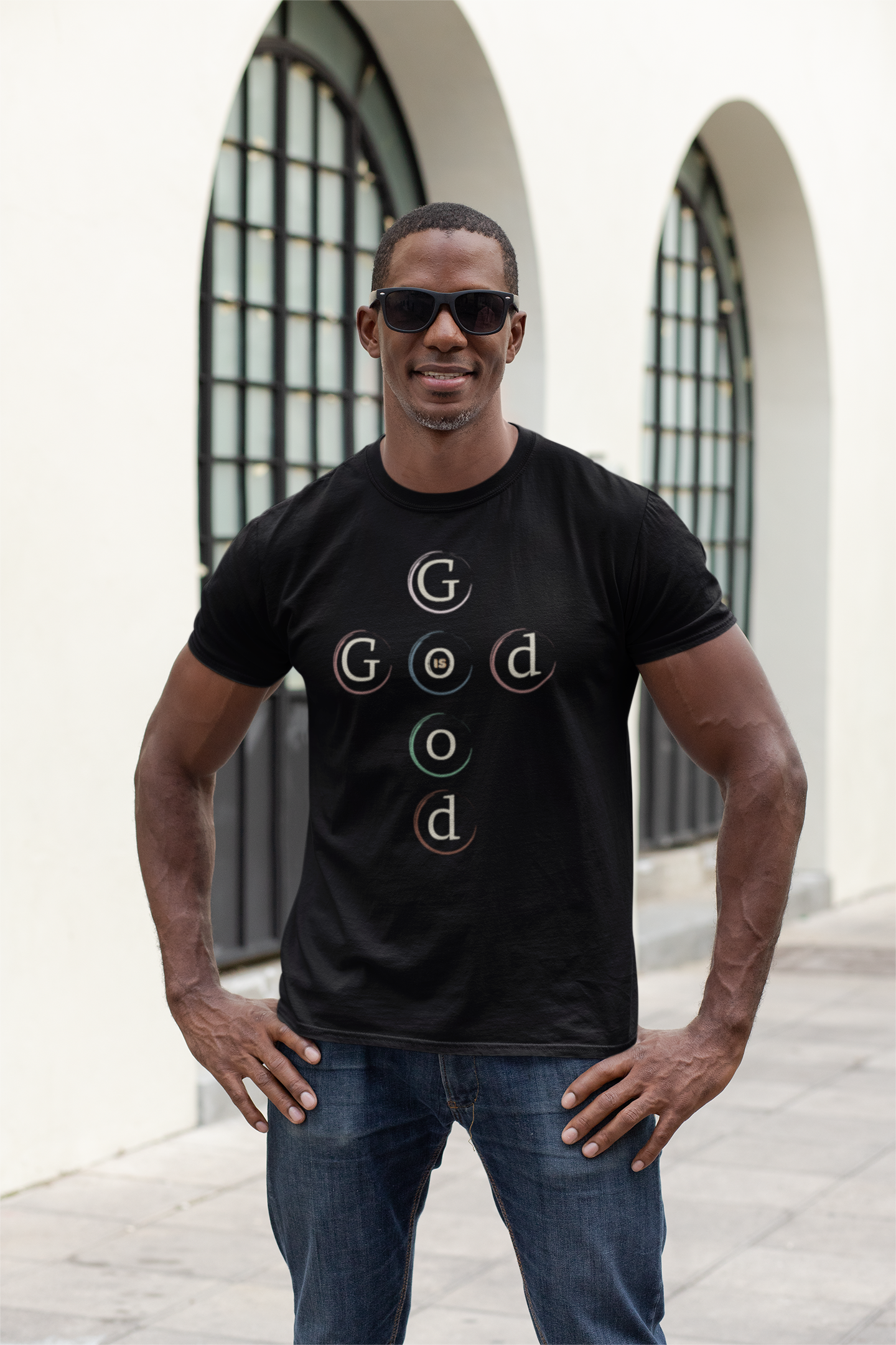 God Is Good Cross Tee – Christian-Inspired Faith Shirt