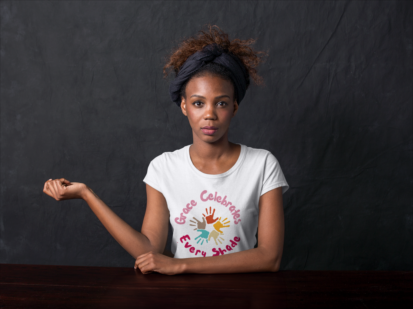 Grace Celebrates Every Shade Tee – Faith-Inspired Unity & Diversity Design