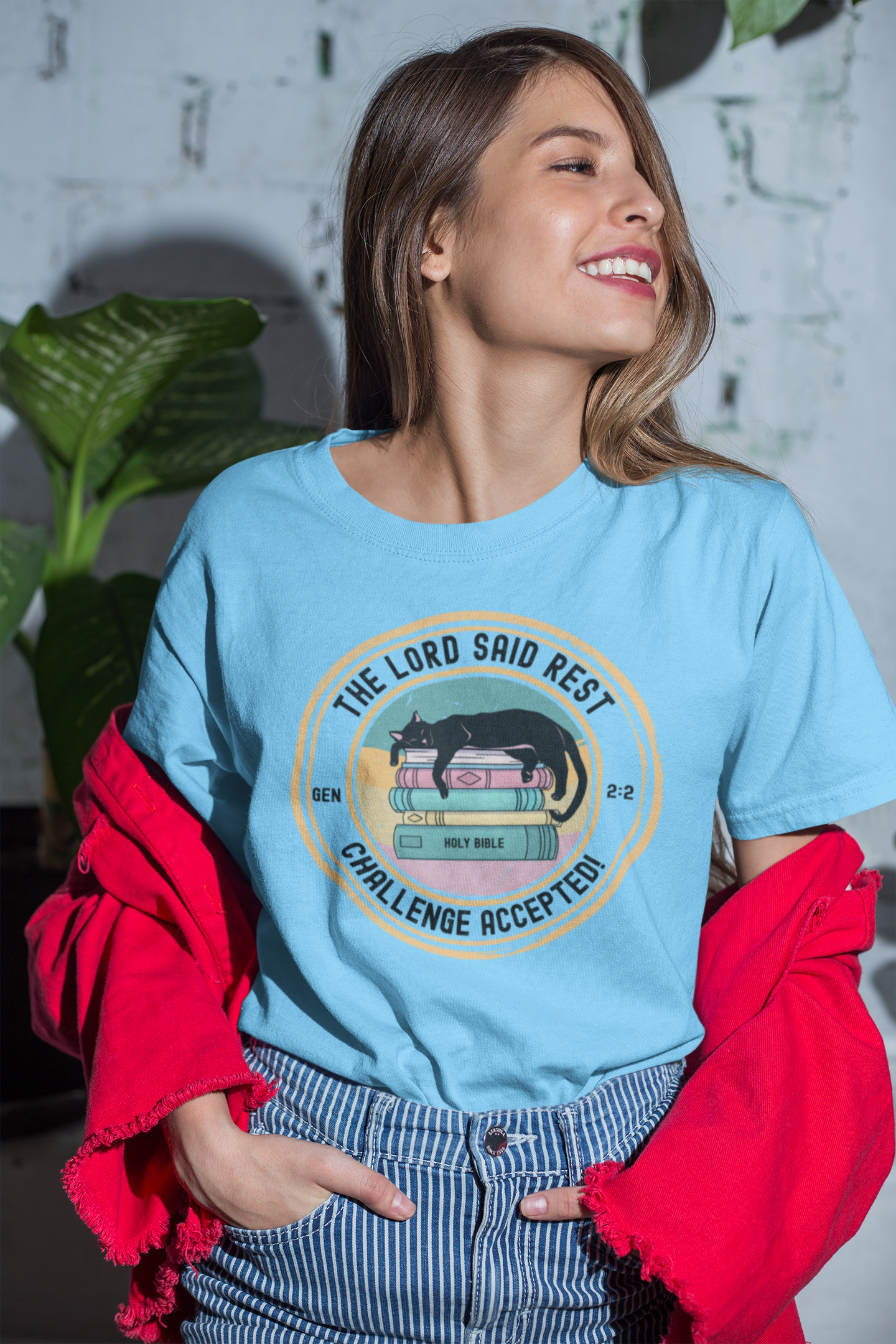 Christian Inspired Faith-The Lord Said Rest T-shirt