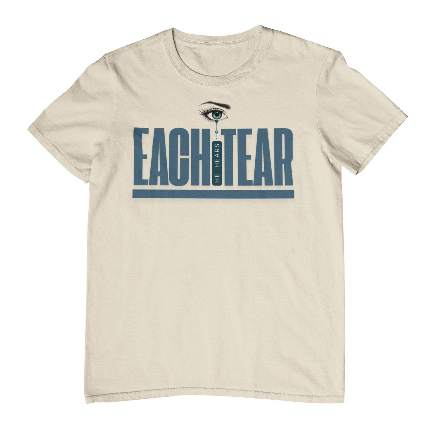 faith-inspired-he-hears-each-tear-shirt-eye-teardrop-design-christian-comfort-apparel-bellynza

