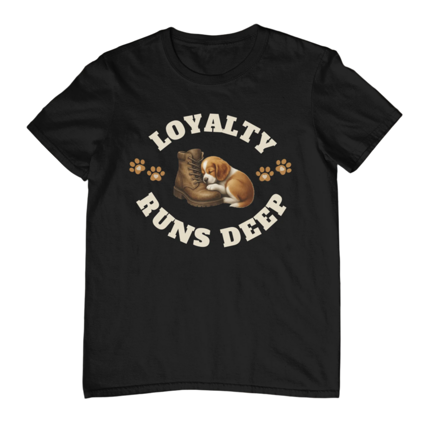 loyalty-runs-deep-dog-hugging-shoe-faith-inspired-christian-shirt-bellynza