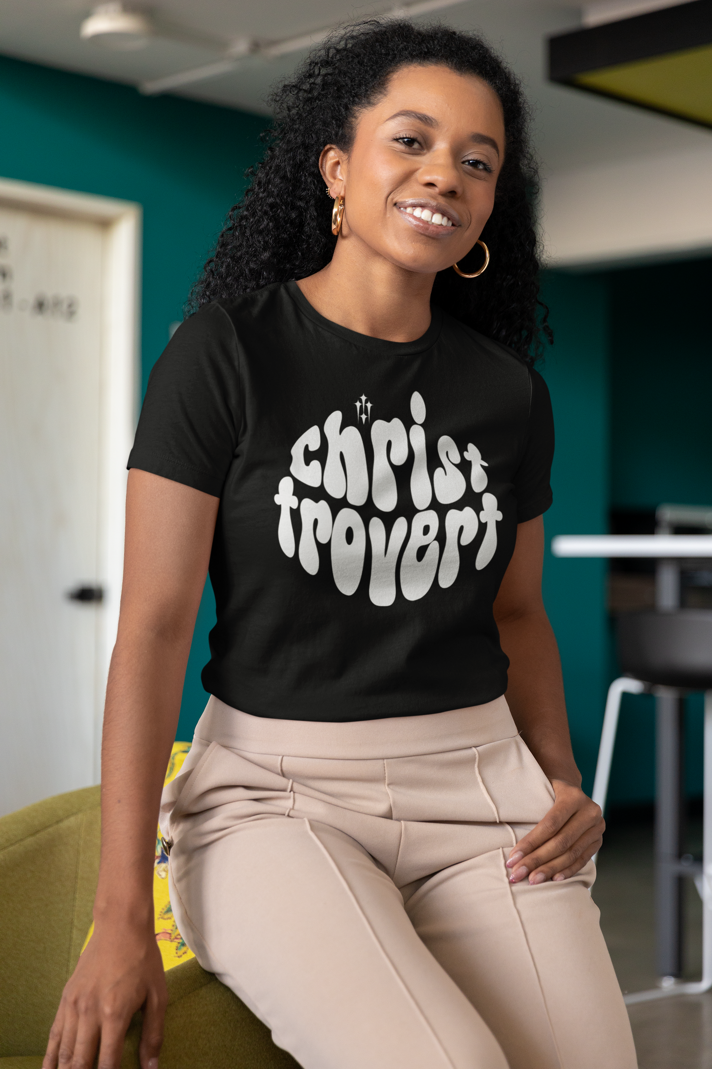 Faith-Inspired “Christrovert” Tee – Let Christ Shape Your Personality
