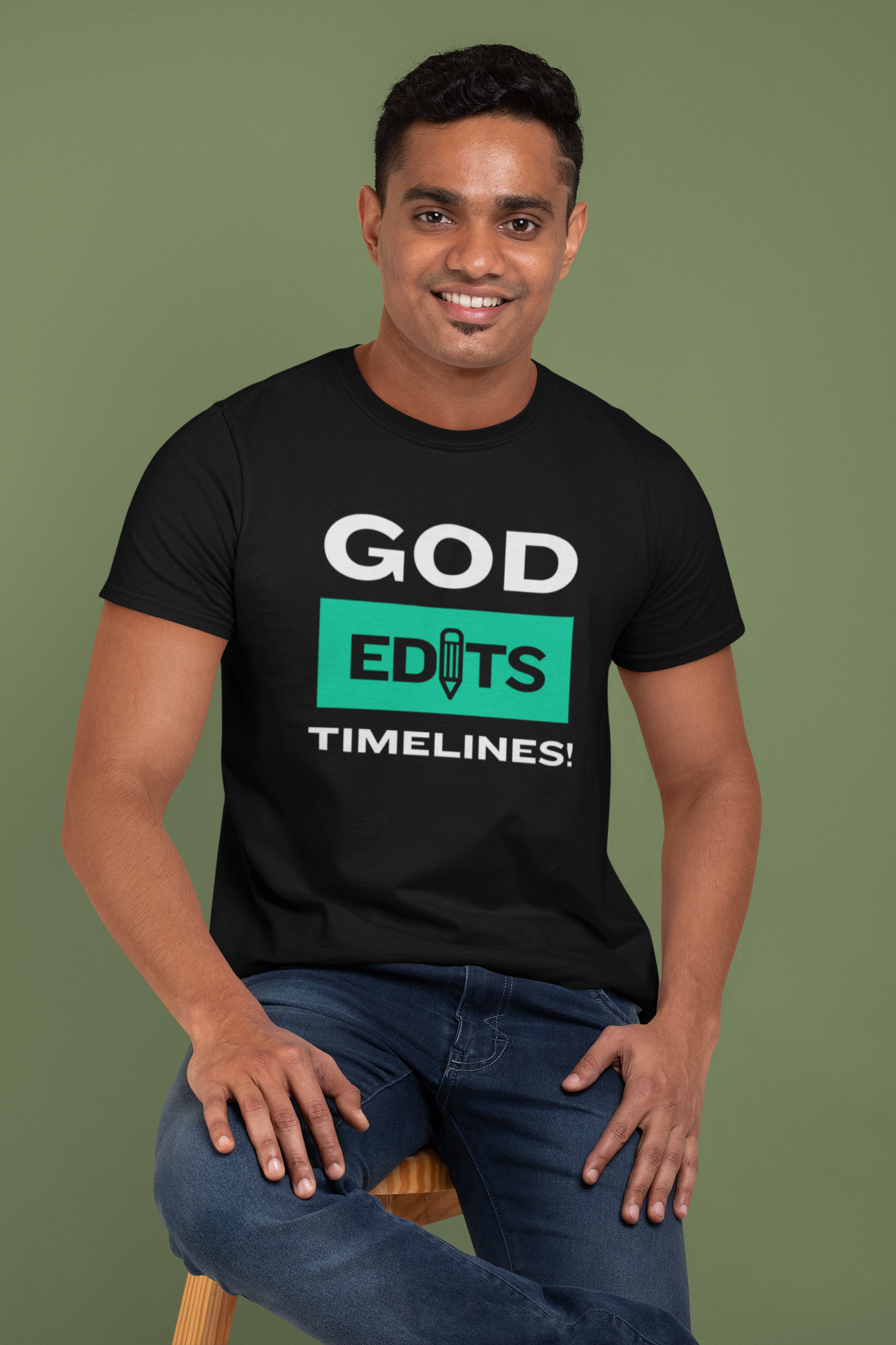 God Edits Timelines – Bold Faith Tee