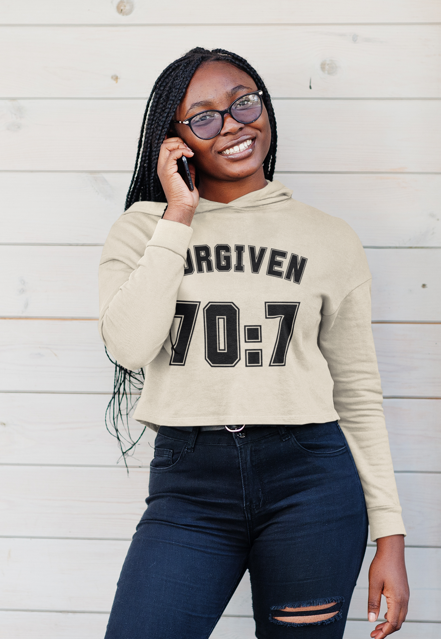 Forgiven 70:7 College Hoodie – Faith-Inspired Streetwear Kenya