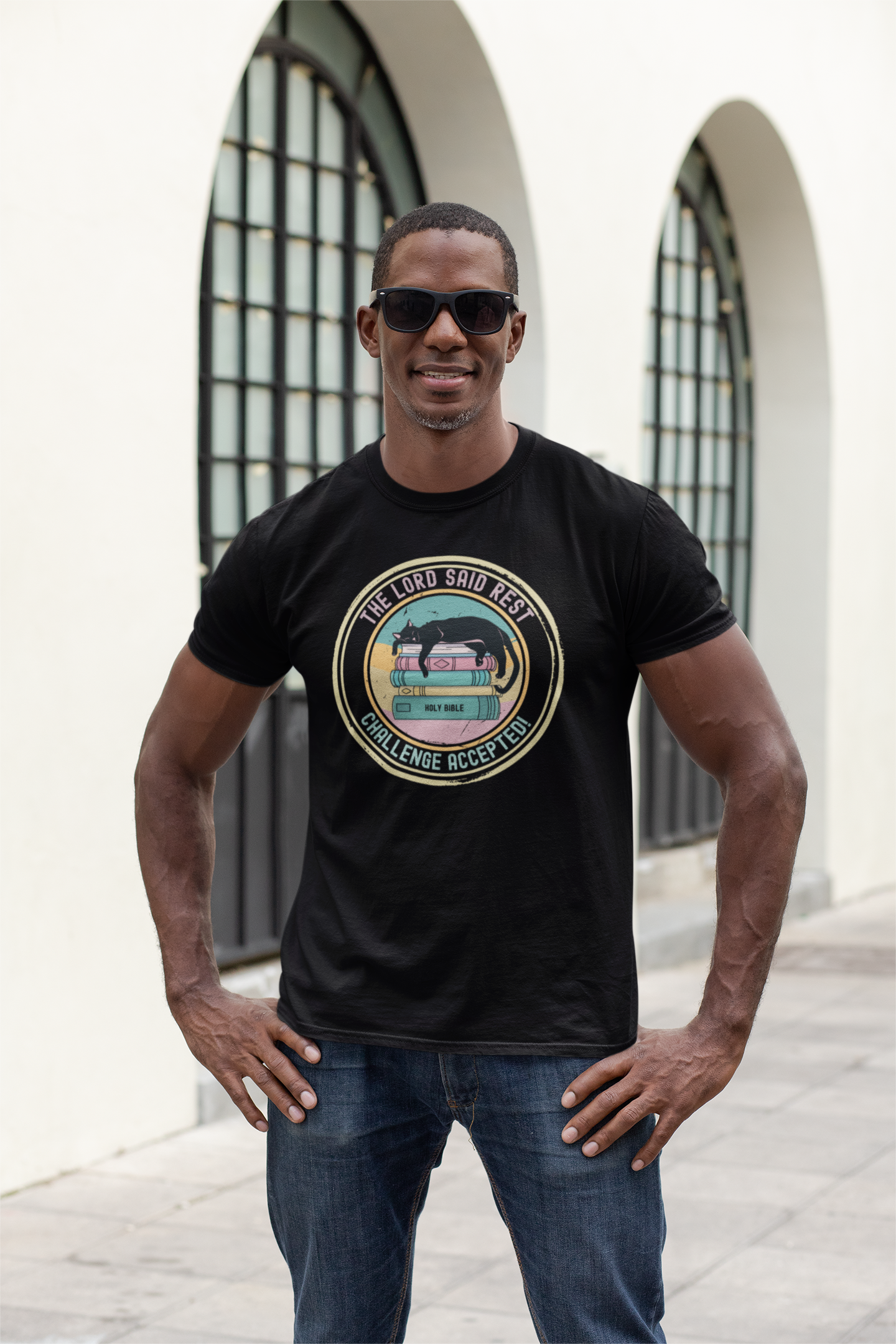 Christian Inspired Faith-The Lord Said Rest T-shirt