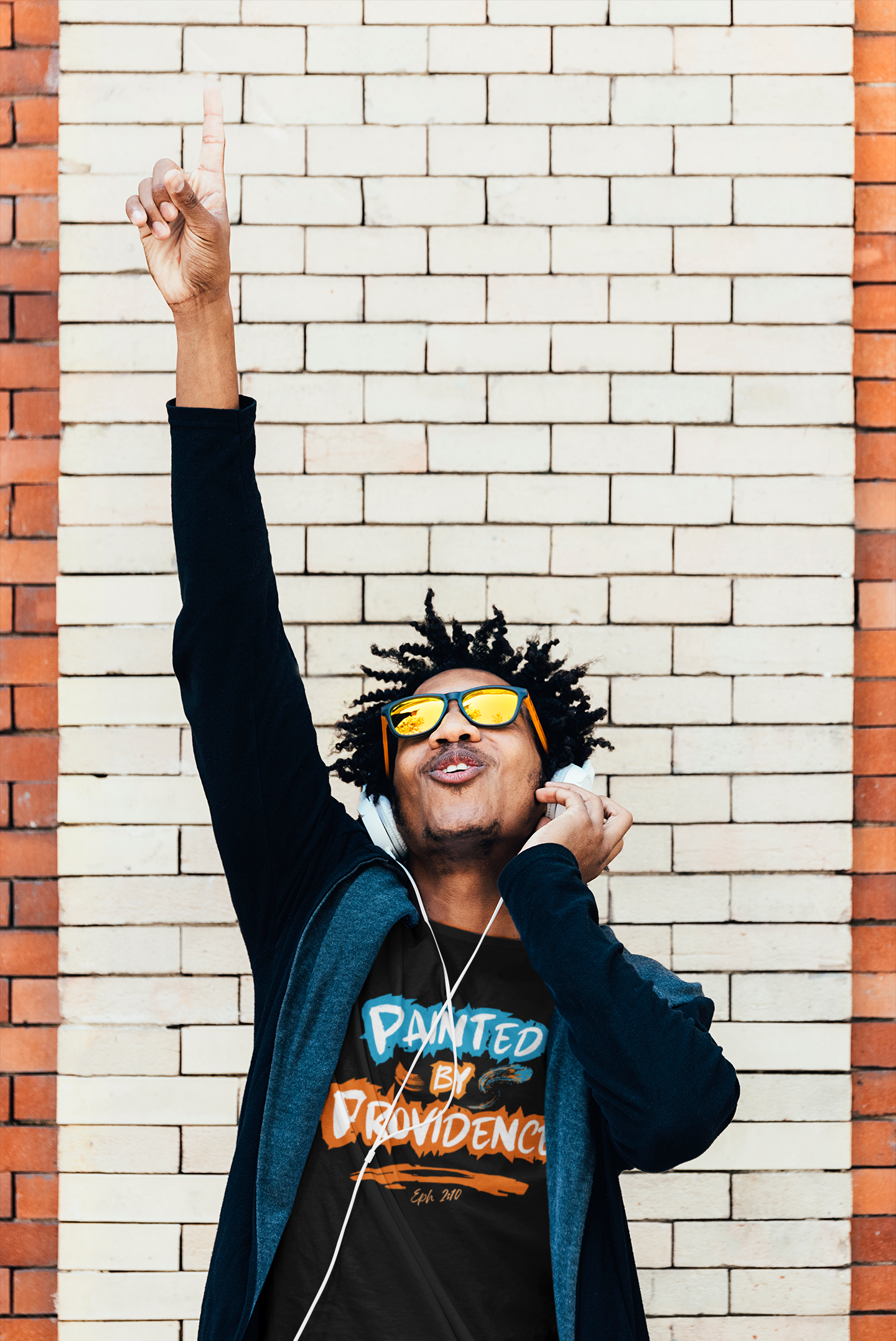 Painted by Providence – Color Splash Faith Tee