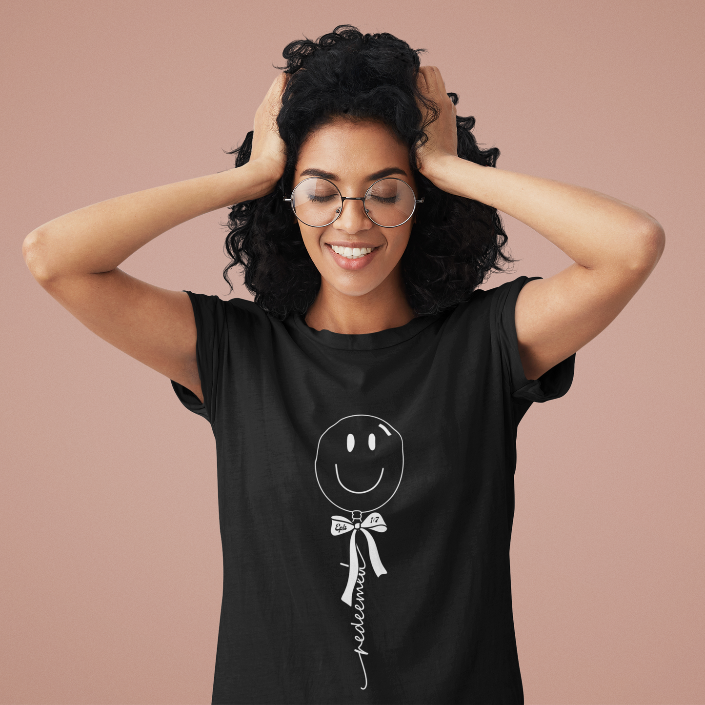 Redeemed Balloon Tee – Joy in Salvation