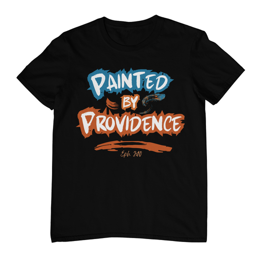 Painted by Providence – Color Splash Faith Tee