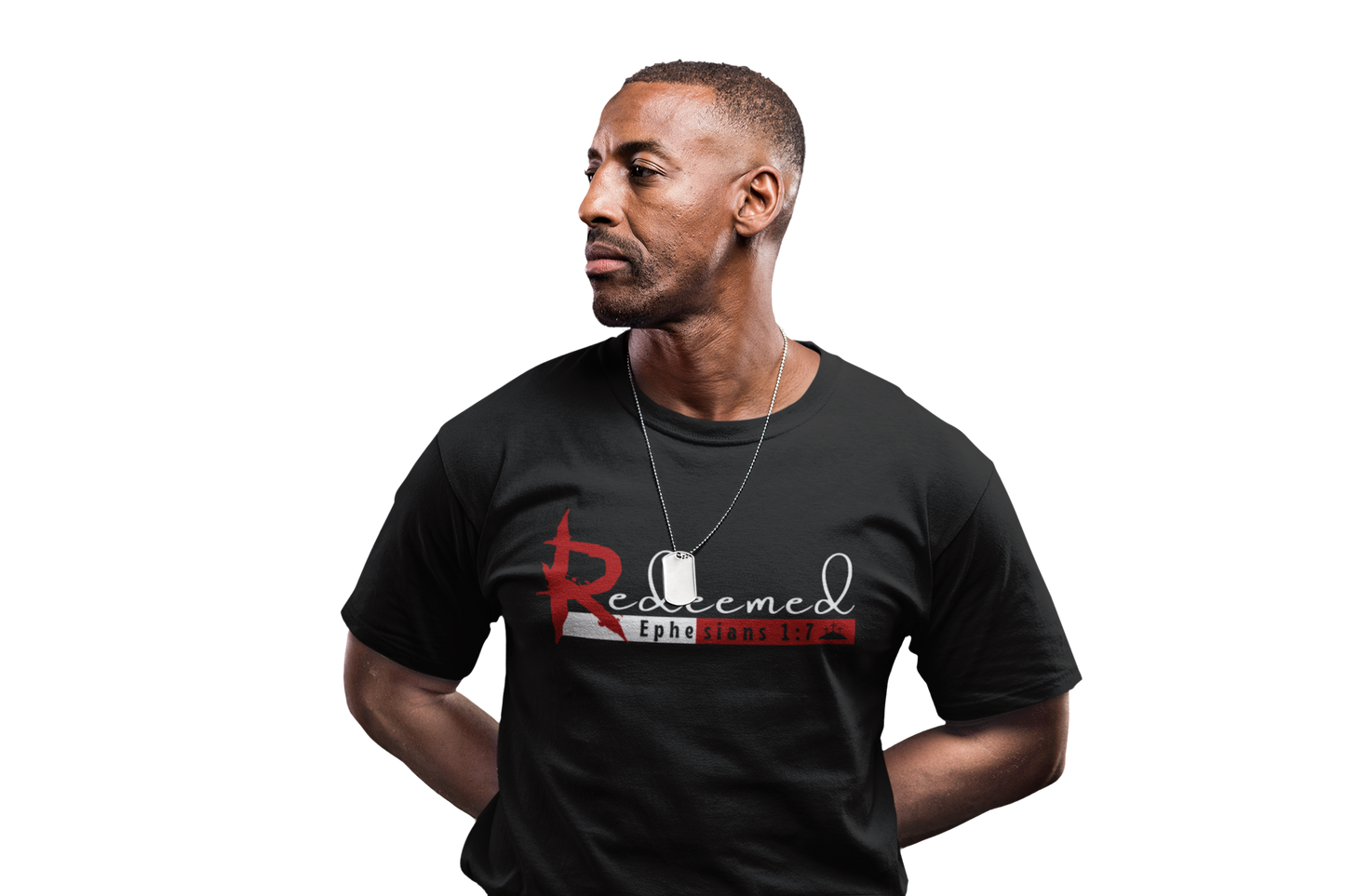 Redeemed Faith-Inspired Cross Tee – Christian Apparel Kenya