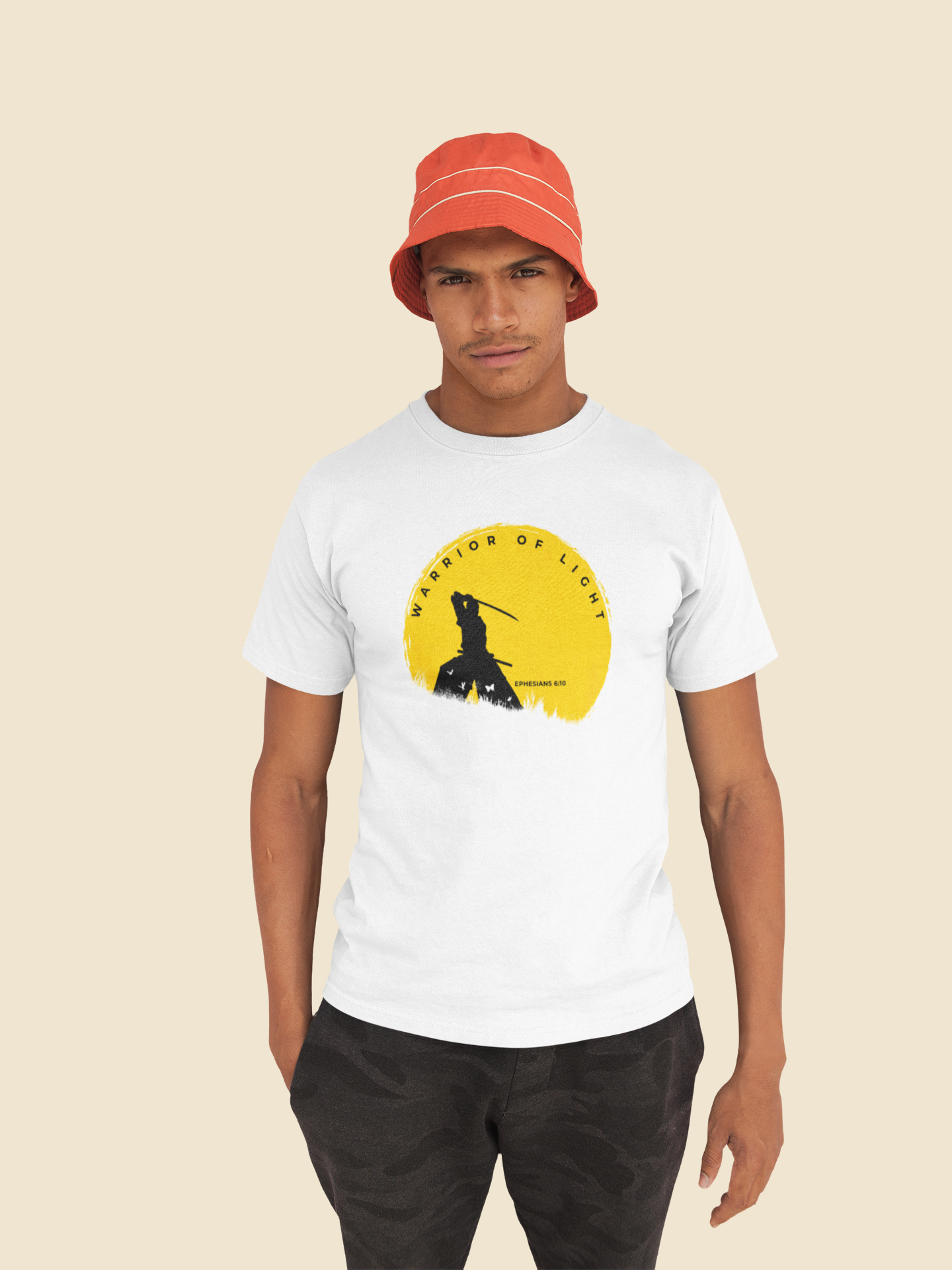 Warrior of Light – Samurai Sunset Faith T-Shirt