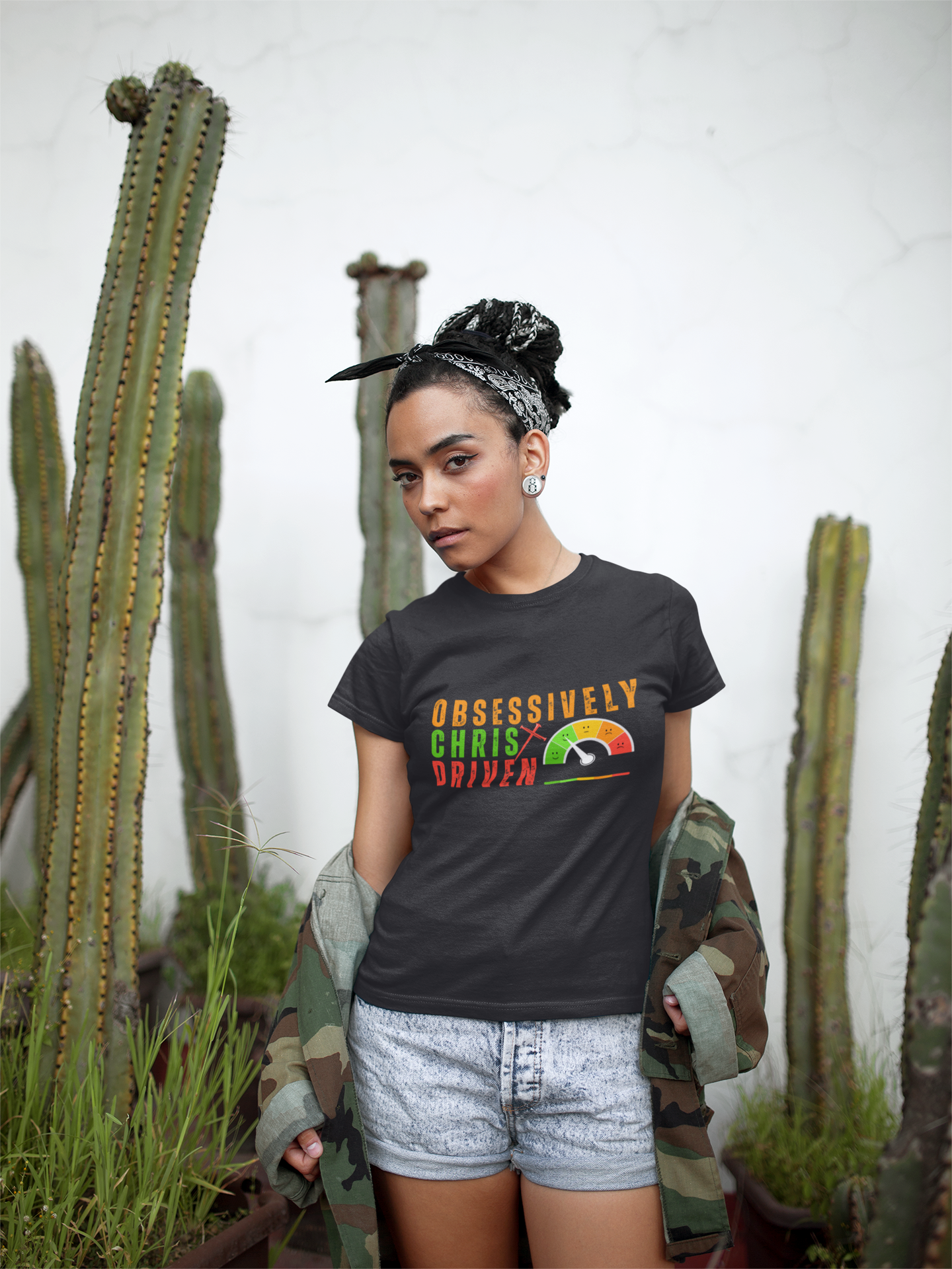 OCD: Obsessively Christ Driven Tee – Faith-Inspired Joy Meter Design